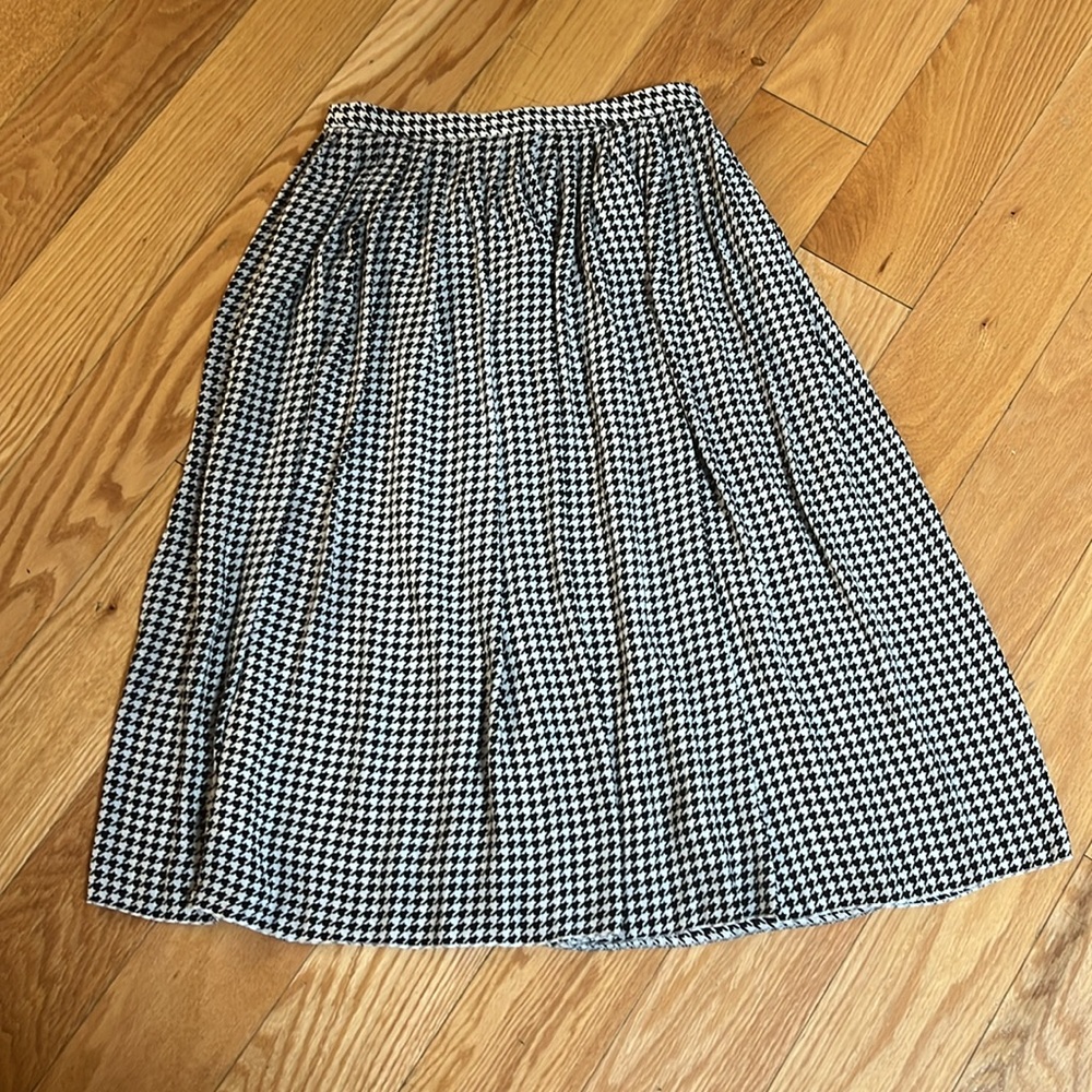 J.Crew plaid midi skirt